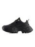 Andrea Black Women's Chunky Sneakers Size 7 - photo 3