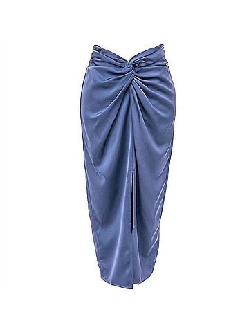 Fate Twist Waist Midi Skirt (view 1)