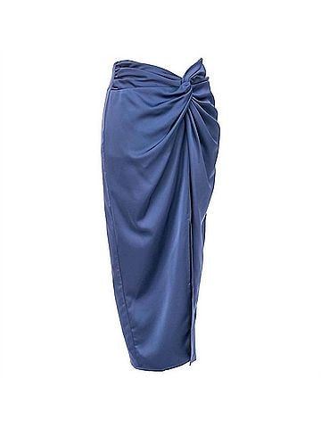 Fate Twist Waist Midi Skirt (view 2)