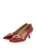 Andrea Red Women's Low Heel Pump Size 6 - photo 3