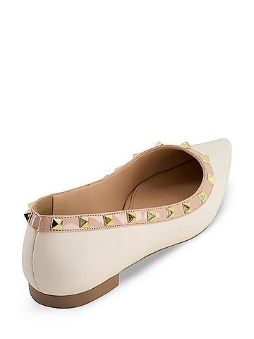 Andrea Women's Studded Flat Shoes (view 2)