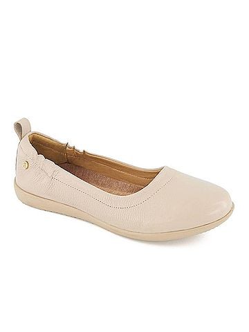 Andrea Women's Luxury Comfort Leather Ballerina Shoes (view 2)