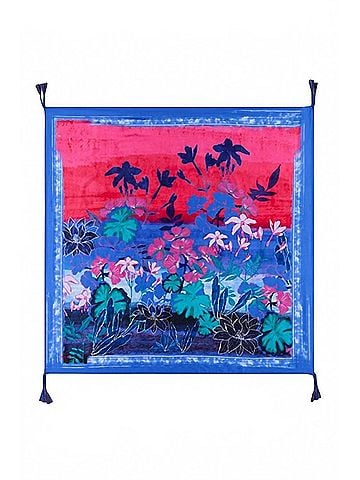 Johnny Was Women's Lavandula Silk Scarf (view 1)