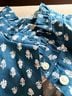 J.Crew 100% Cotton Floral Blue Long Sleeve Button-Down Shirt Size M - photo 4