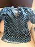 J.Crew 100% Cotton Floral Blue Long Sleeve Button-Down Shirt Size M - photo 3