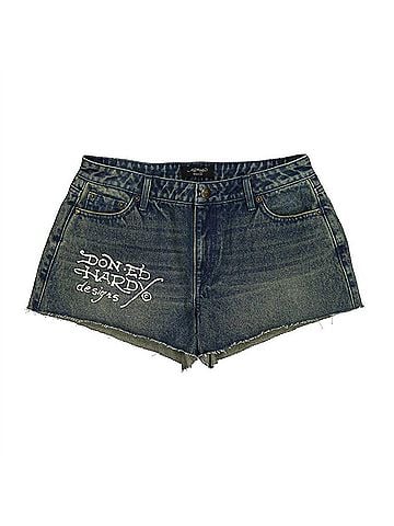 Ed Hardy Women's Heart Dagger Denim Short (view 1)