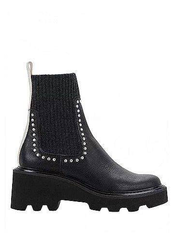 Dolce Vita Women's Leather Knit Chelsea Platform Stud Boot (view 1)