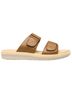 Flexi Brown Leather Two-Strap Sandals Size 8 - photo 1