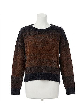 Bella Dahl Slouchy Sweater in Chocolate Ombre (view 1)