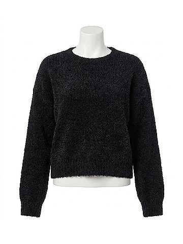 Bella Dahl Drop Shoulder Sweater in Black (view 1)