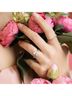 Starlette Solid Silver Toned Women's Katherine Engagement Ring Size 5 - photo 4