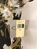 CDC Apparel 100% Polyester Floral Black White Green Purple Cocktail Dress Size 4 - photo 5