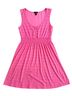 Feathers Solid Pink Casual Dress Size M - photo 1