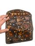 Diana 100% Leather Black Brown Leather Wallet One size - photo 4