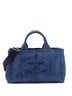 Prada 100% Denim Blue Canapa Convertible Tote Denim Medium One size - photo 1