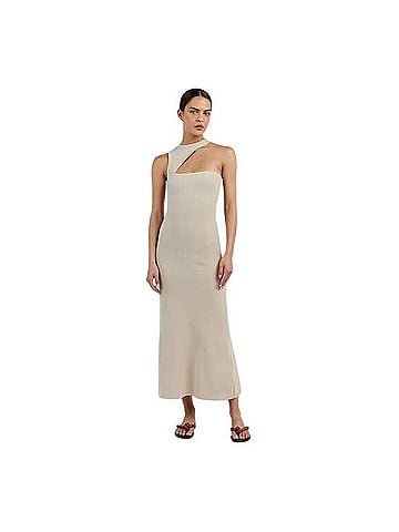 dissh asymmetric dress Adalyn Casual Beginning Simple A Line V Size:L - 14 Fitted ribbed panel at