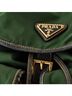 Prada 100% Vinyl Green Double Front Pocket Backpack Tessuto Medium One size - photo 6