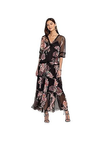 Johnny Was Lizzy Ruffle Maxi Dress Casual Dress (view 1)