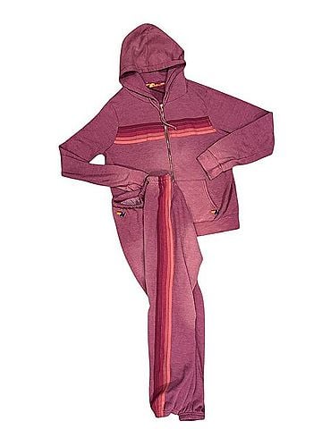 Aviator Nation 5 Stripe Zip Up Hoodie (view 1)