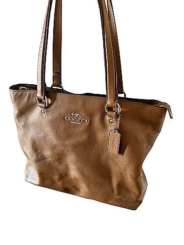Coach Leather Tote (view 1)