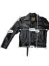 Unik 100% Leather Black Jacket Size S - photo 6