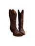 Corral Boots 100% Leather Solid Brown Multi Color Boots Size 10 - photo 1