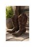 Corral Boots 100% Leather Solid Brown Multi Color Boots Size 10 - photo 11