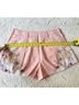 Commense 100% Polyester Floral Pink Ivory Blue Dressy Shorts Size XL - photo 8