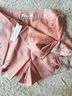 Commense 100% Polyester Floral Pink Ivory Blue Dressy Shorts Size XL - photo 11