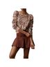 Maeve Knit Leopard Print Sweater Pullover Sweater - photo 4