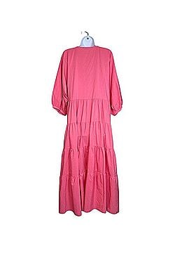 Zara Poplin Panelled Maxi Dress Casual Dress (view 2)
