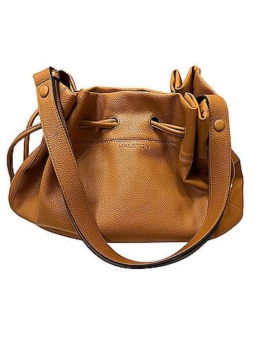 Halston Halston Cognac Leather Bucket Shoulder Bag
 Leather Bucket Bag (view 1)