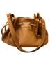 Halston 100% Leather Brown Leather Bucket Bag One size - photo 1