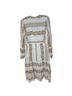 Hale Bob Solid White Gold Casual Dress Size L - photo 5