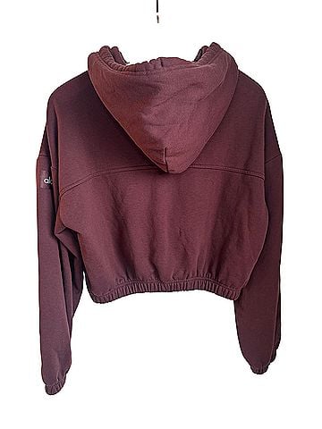 Alo Refresh Stadium Half Zip Pullover Hoodie (view 2)