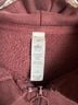 Alo Solid Burgundy Pullover Hoodie Size M - photo 3