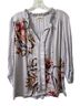Meadow Rue Floral Purple Blouse Size S - photo 1