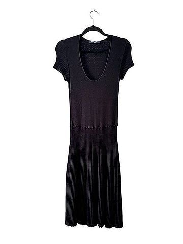 Piazza Sempione Crochet Open Knit Casual Dress (view 1)