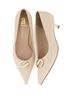 Andrea Solid Brown Women's Pointed Toe Pump Size 8 - photo 4