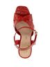 Andrea Red Women's Platform Sandal Size 10 - photo 3