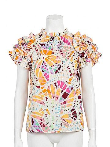 Oddi Nothing Left To Say Blouse in Multi (view 1)
