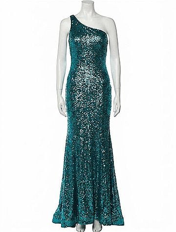 Jovani Sequin One Shoulder in Lilac (view 1)