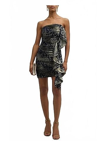 Ramy Brook Talia Draped Mini Dress (view 2)