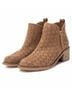 XTI Brown Women's Soft Suede Ankle Boots Size 9 - photo 4