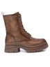 XTI Brown Women's Combat Booties Size 5 1/2 - photo 1
