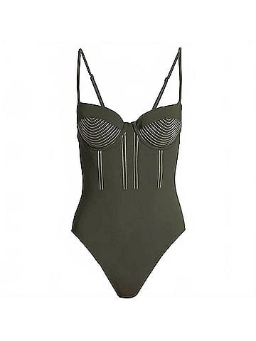Jonathan Simkhai Beatrix Bustier Swim (view 1)