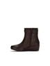 Andrea Brown Women's Wedge Leather Booties Size 5 - photo 2