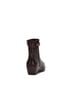 Andrea Brown Women's Wedge Leather Booties Size 5 - photo 4
