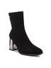 XTI Black Women's Casual Suede Booties Size 7 - photo 2