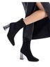 XTI Black Women's Casual Suede Booties Size 7 - photo 5